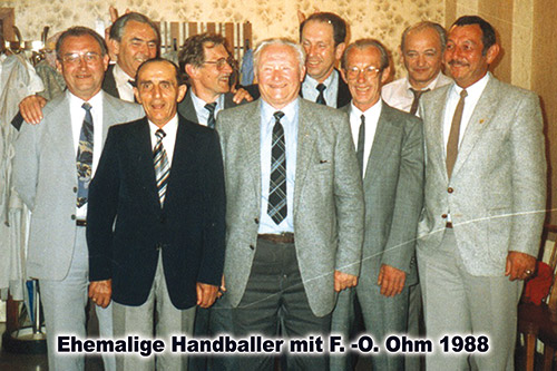 Ehemalige Handballmannschaft 1988