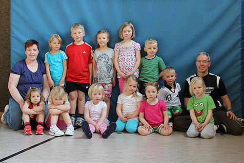 Kindergarten Turnen Gruppe