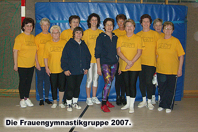 Damen Gymnastikgruppe 2007