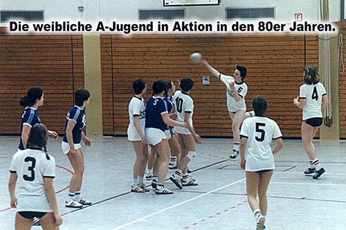 Handball weibliche A-Jugend 80er Jahre